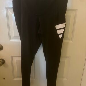 Adidas Black Apparel with White Logo